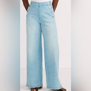 Lands End Mariner Panel Soft Jean with Stretch